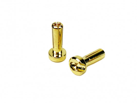 LowPro Bullet Plugs, 4mm, 1 Pair