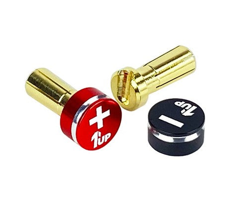 LowPro Bullet Plugs & Grips, 5mm, Red/Black