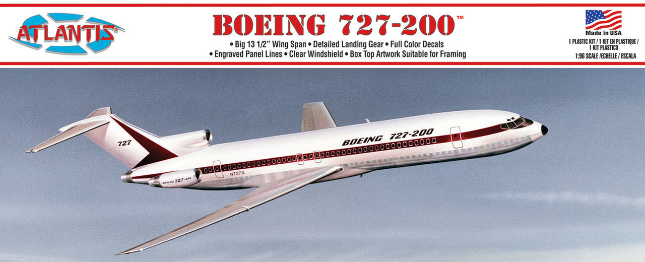 1/96 Scale Boeing 727 Airliner Boeing Markings