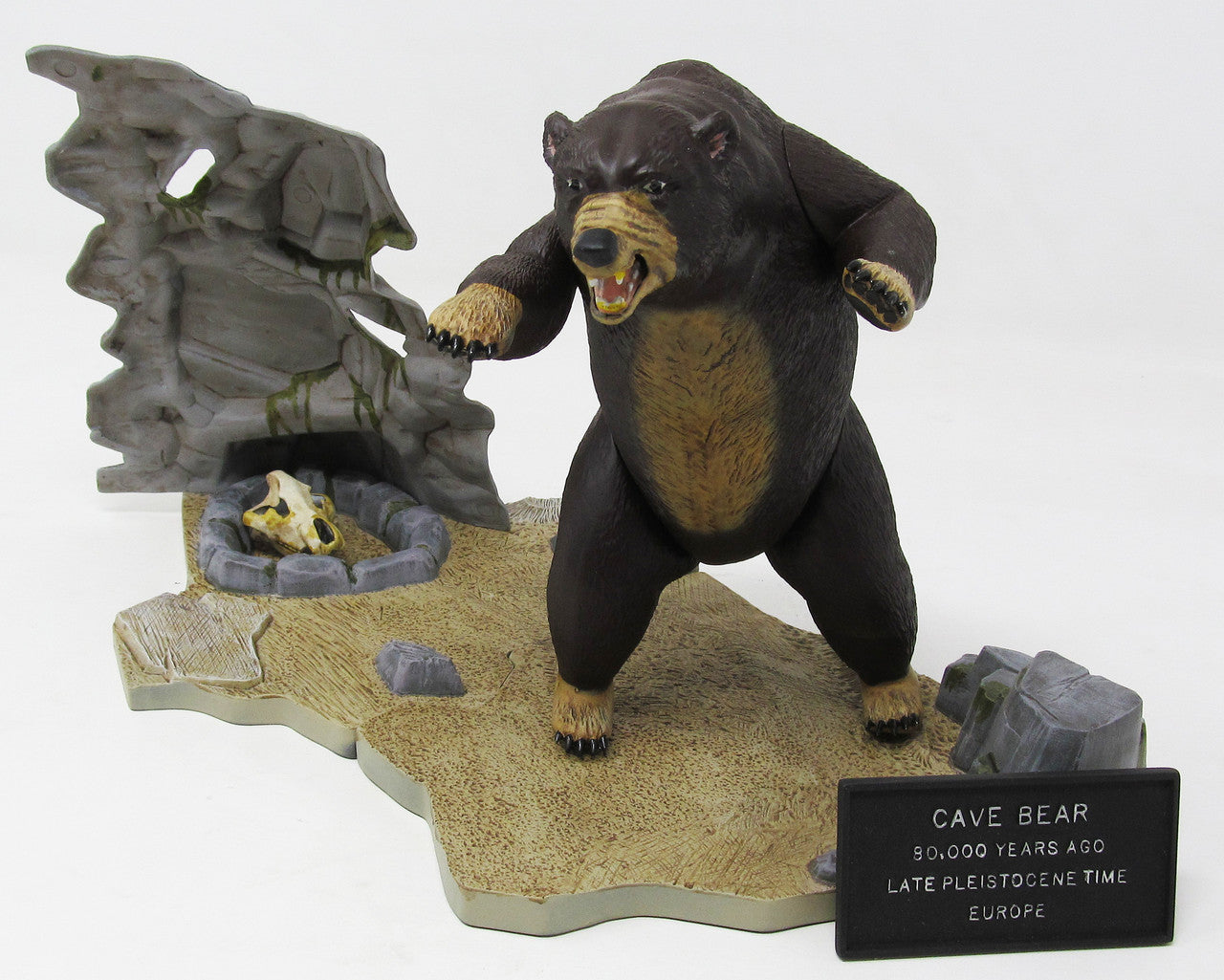 Prehistoric Scenes Cave Bear, 1/13 Plastic Model