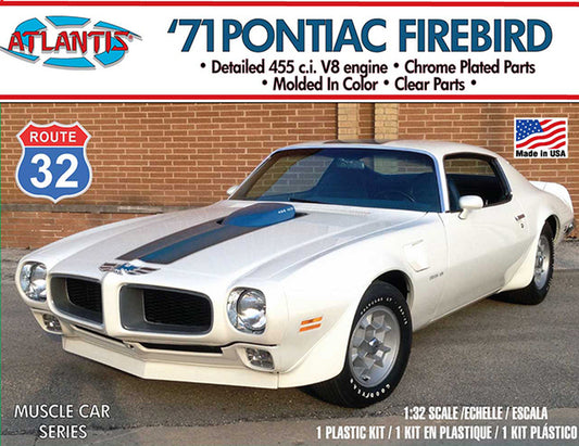 1/32 1971 Pontiac Firebird Route 32 Plastic Model Kit