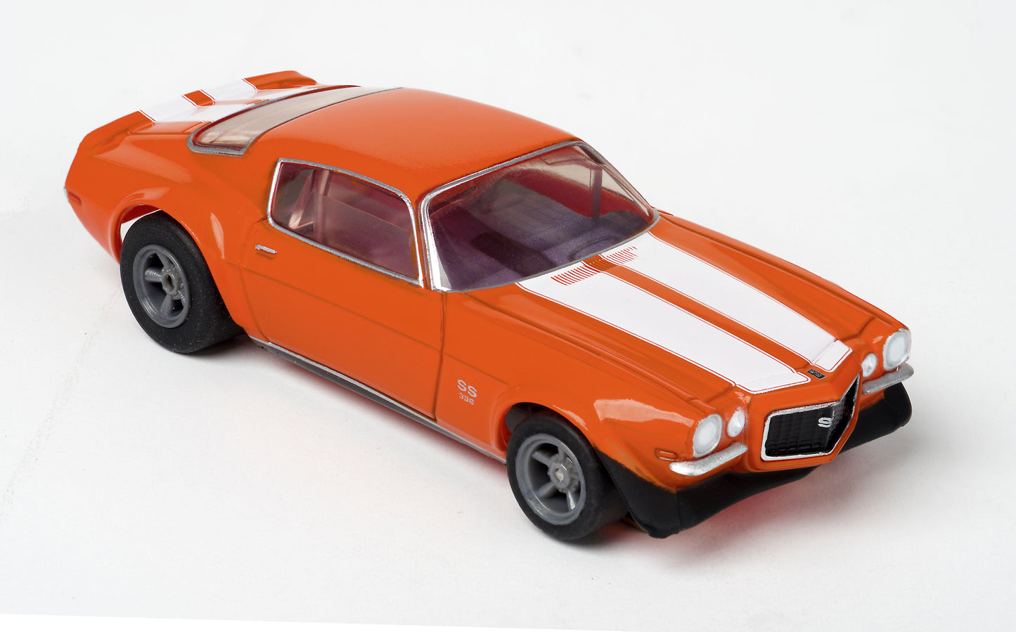 Camaro SS396, Orange, HO Scale Slot Car