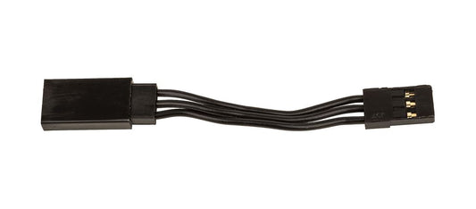 50mm Servo Wire Extensions, Black, (1.97in)