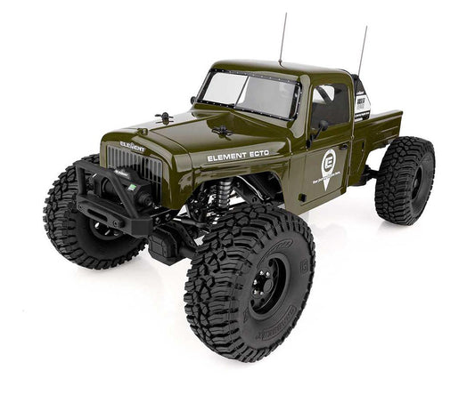 Enduro Ecto 1/10 Trail Truck, Green, RTR Combo w/ Battery &