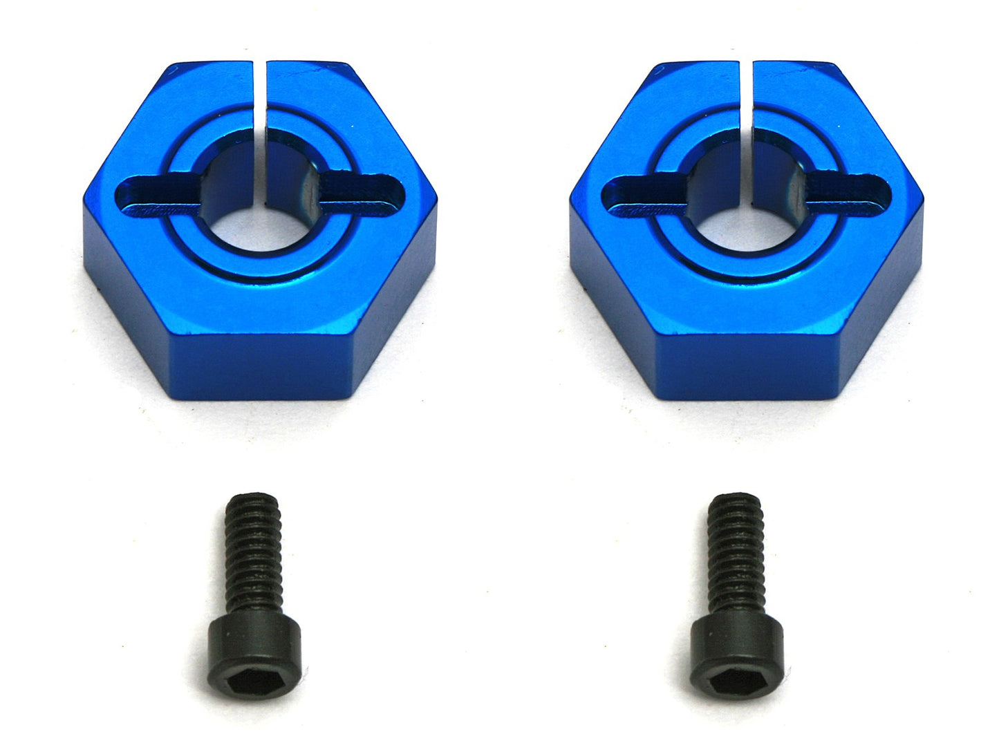 12mm Aluminum Clamping Wheel Hex, SC10 Front