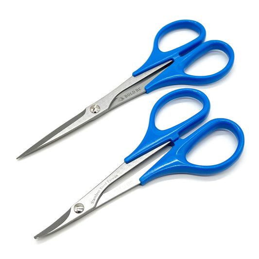 Curved & Straight Lexan Scissors Set