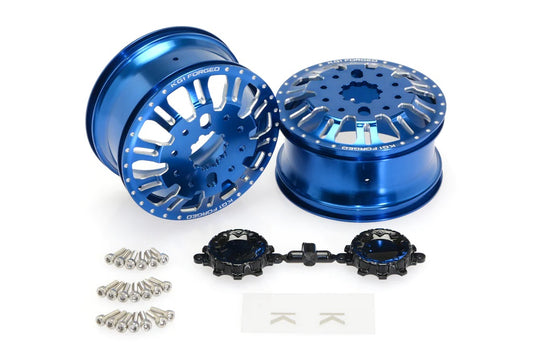 KG1 KD004 Duel Front Dually Wheel (Blue Anodized, 2pcs,