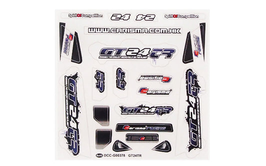 GT24TR Truggy Sticker Sheet