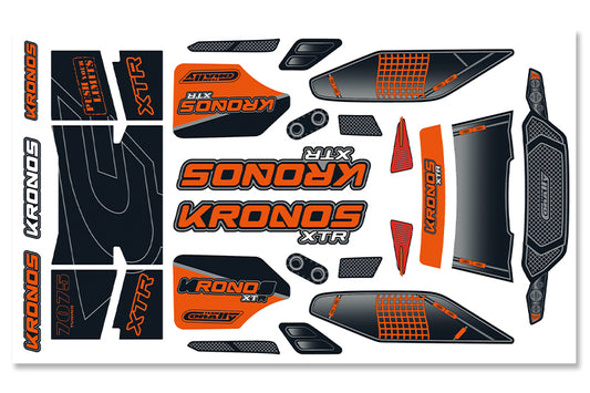 Team Corally Body Decal Sheet Kronos XTR (1pc)