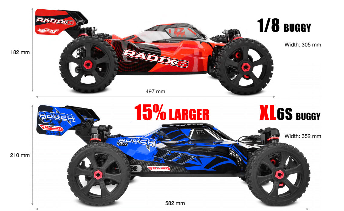 Asuga XLR 6S RTR - Blue