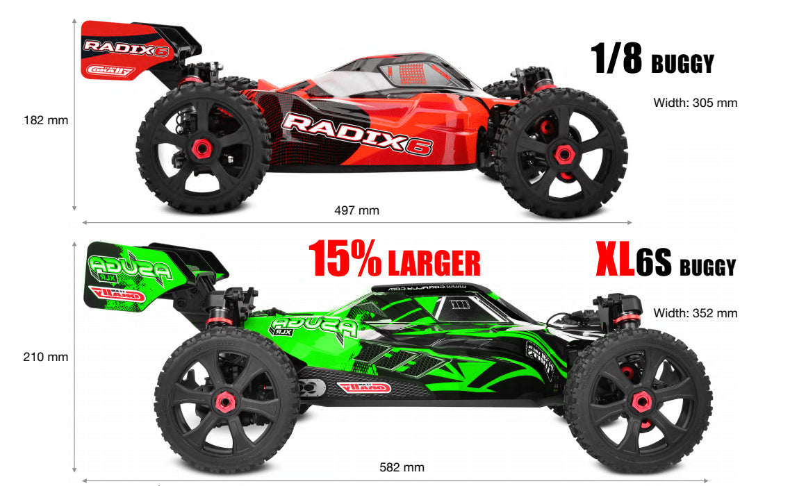 Asuga XLR 6S RTR - Green