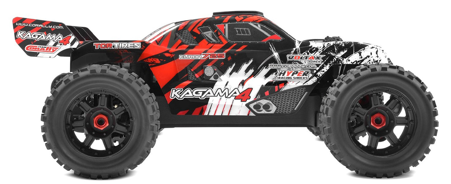 Kagama 4 XL4S Monsterr Truck, RTR Version, Red