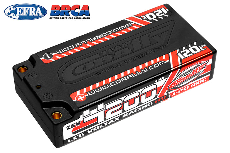 4200mAh 7.6v 2S 120C Voltax LCG Shorty Hardcase Lipo