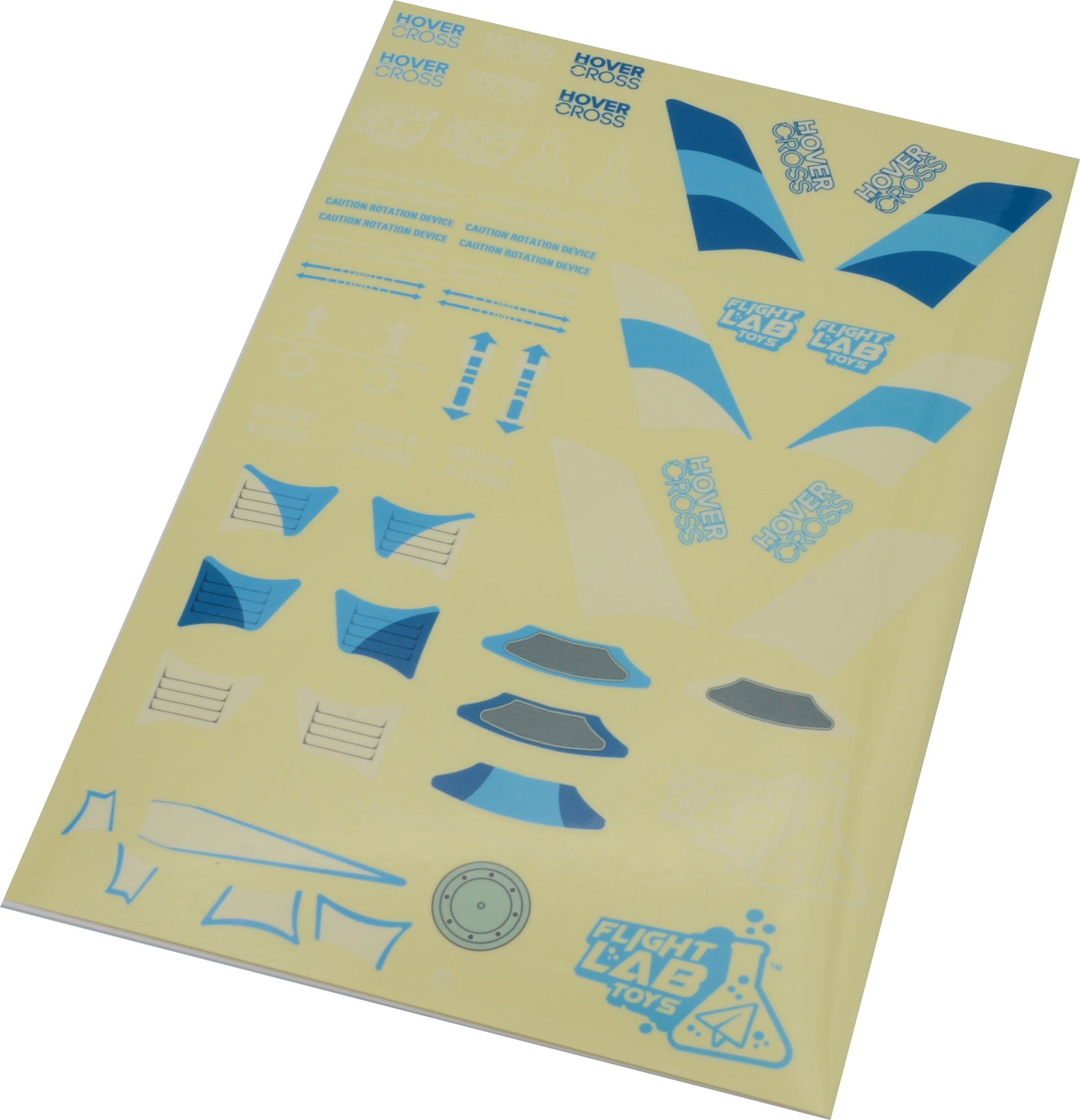 Decal Sheet, Blue; HoverCross