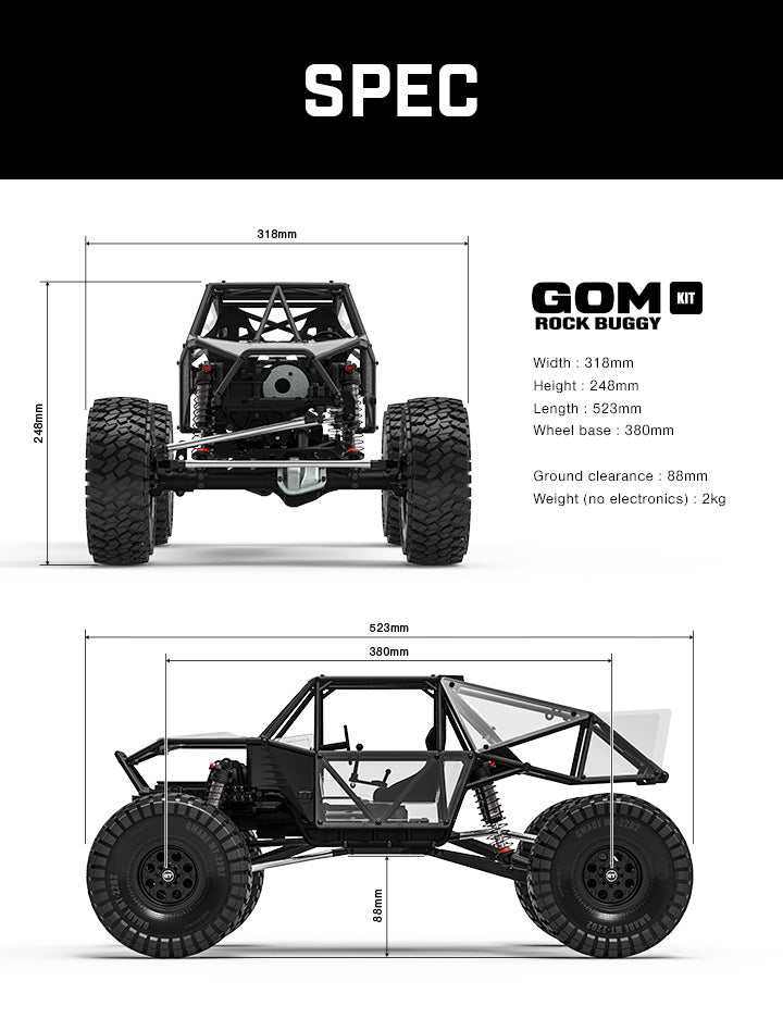 1/10 GR01 GOM Rockbuggy