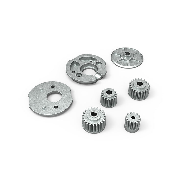 GR01 Motor Plate & Gear Set: GOM