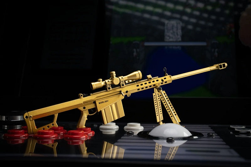 1/3 Scale Die Cast Barrett .50Cal Model, Gold