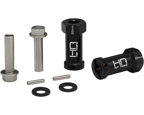 20mm Wheel Hub Extensions w/ 12mm Hex, for Axial SCX