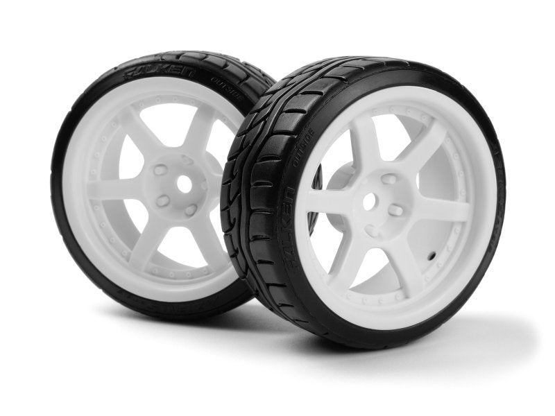 Falken Azenis Drft Tire/HRE C106 Wheel White 4pcs