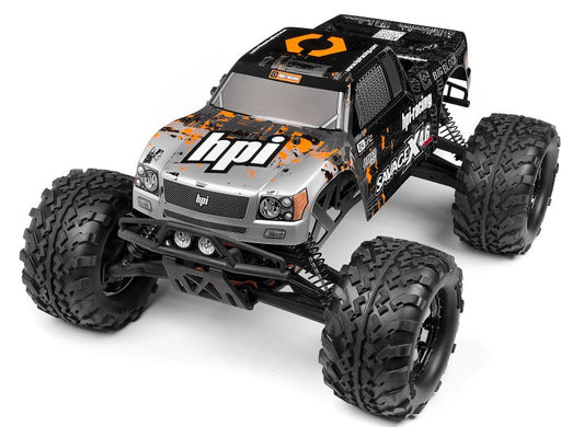 Nitro GT-3 Truck Painted Body (Silver/Black)