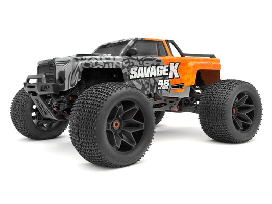 GT-6 Sportcab Painted Truck Body (Grey/Orange)