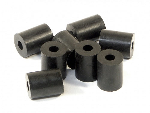 Rubber Tube 3X8X10mm (Black/8pcs)(Bump Stop) Savage