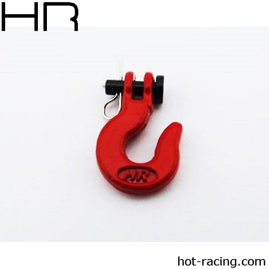 Winch 1/10 Scale Hook (Red)