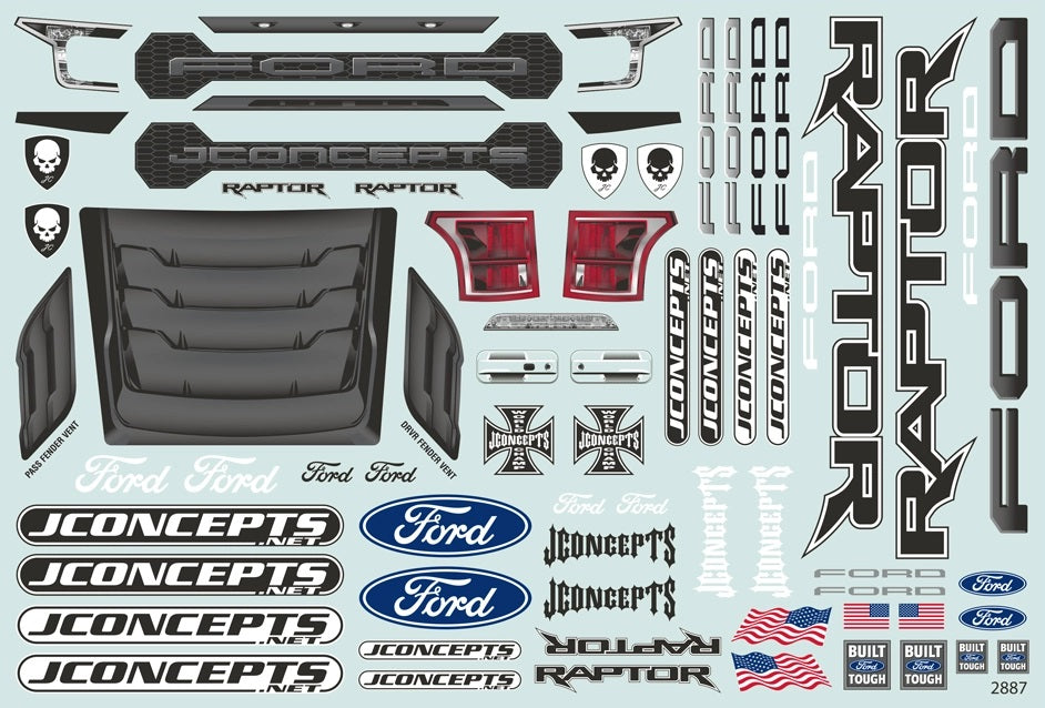 2020 Ford Raptor Body, BF Power Logo MT Body