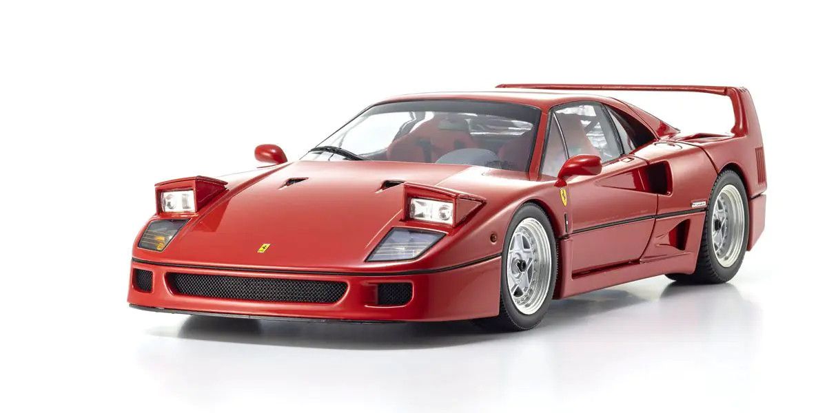 1/18 Scale Ferrari F40 Model Diecast Car (Red)