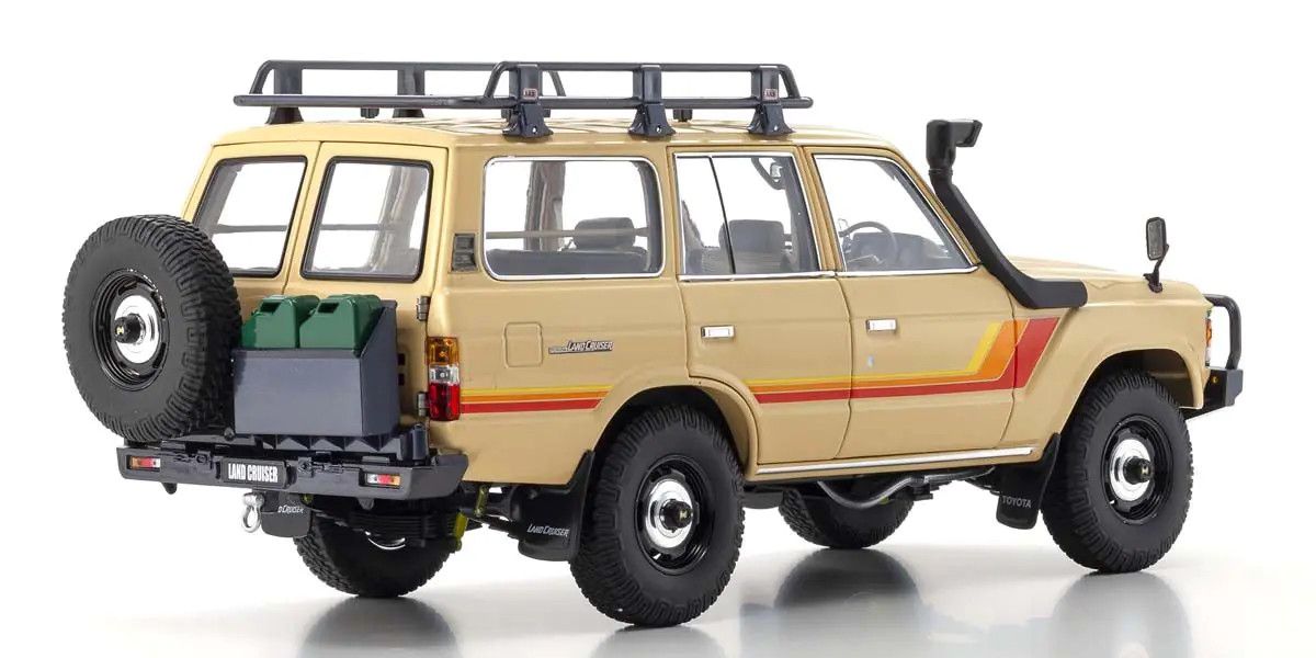 1/18 Scale Toyota Land Cruiser 60 with Optional Parts Beige