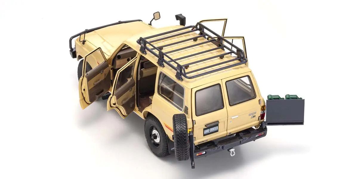 1/18 Scale Toyota Land Cruiser 60 with Optional Parts Beige