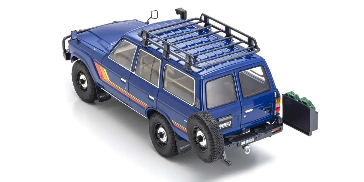 1/18 Scale Toyota Land Cruiser 60 with Optional Parts Blue