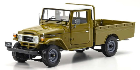 1/18 Scale Toyota Land Cruiser 40 Pickup Olive Model