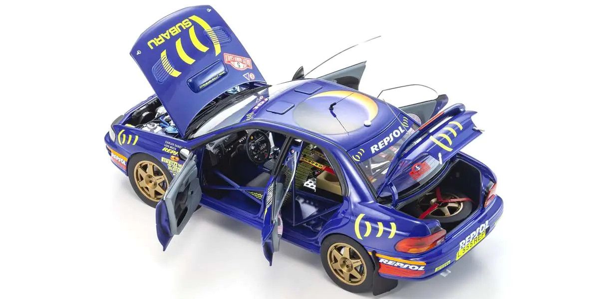 1/18 Scale Subaru Impreza 1995 Monte Carlo #5 Model