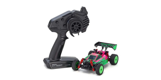 Mini-Z 4WD Inferno MP9 Buggy Readyset Pink/Green