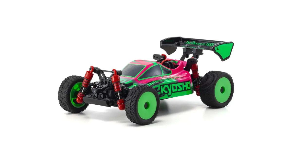 Mini-Z 4WD Inferno MP9 Buggy Readyset Pink/Green