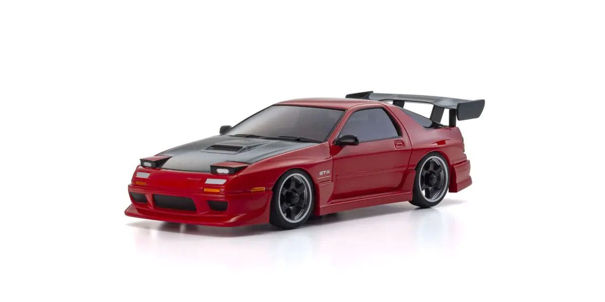 Mini-Z AWD Mazda Savanna RX-7 FC3S with Aero Kit and CFRP