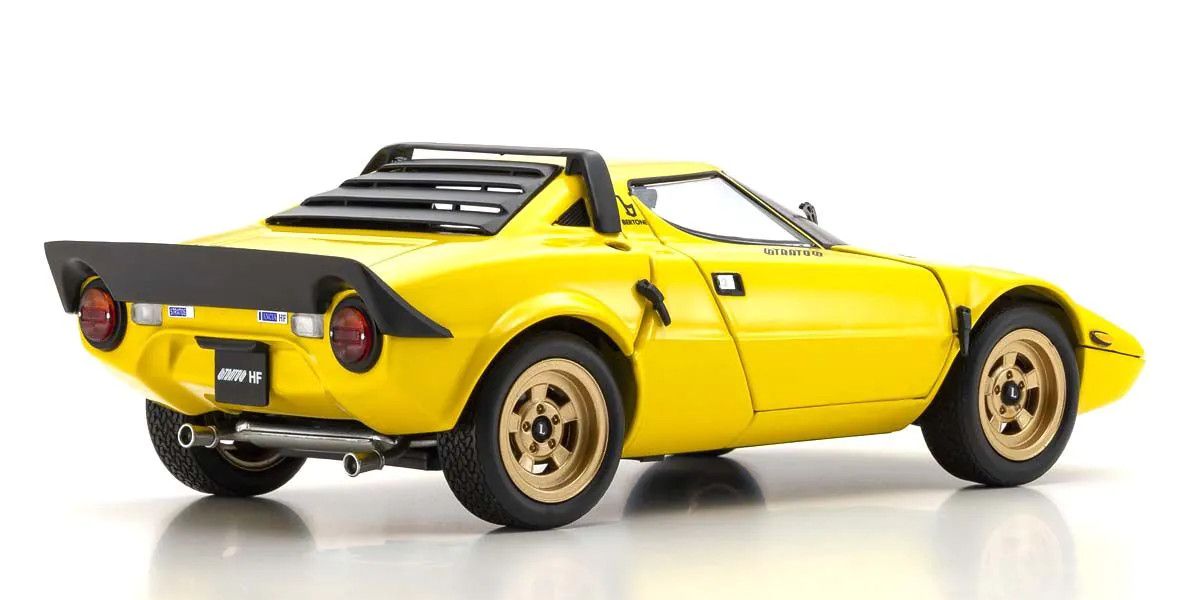 1/18 Scale Lancia Stratos HF, Yellow Diecast