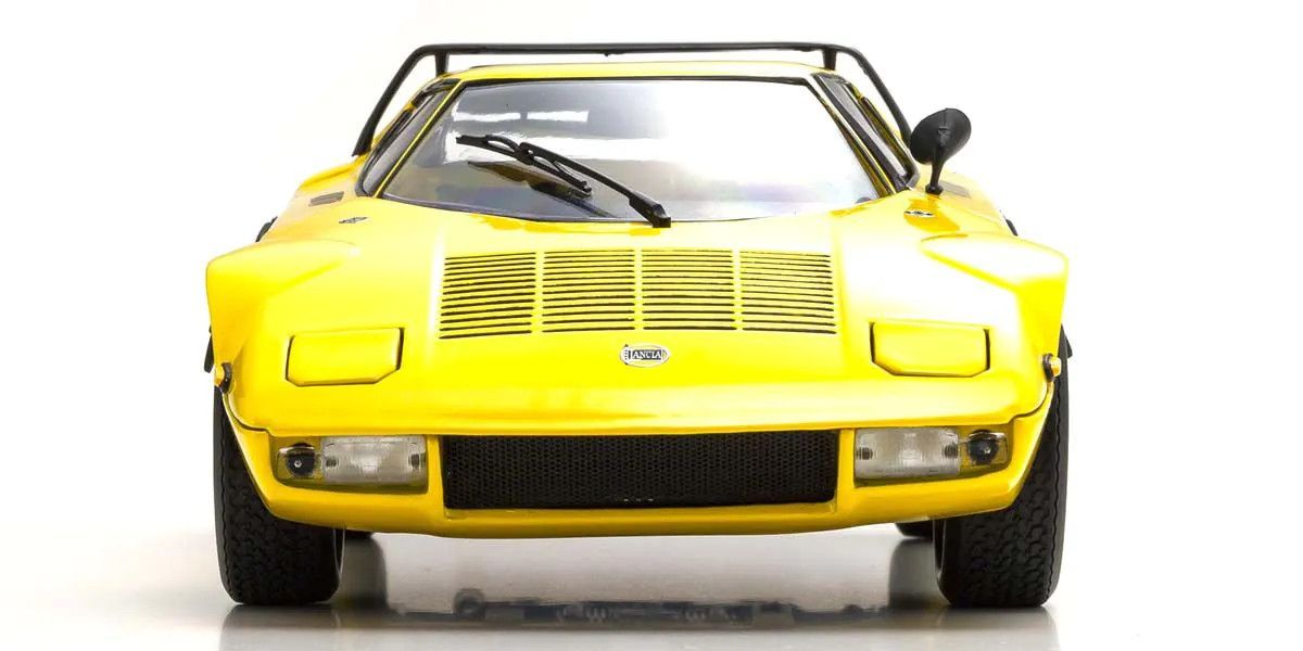 1/18 Scale Lancia Stratos HF, Yellow Diecast