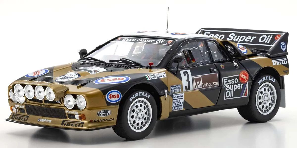 1/18 Scale Lancia Rally 037 1985 Targa Florio #3 Diecast