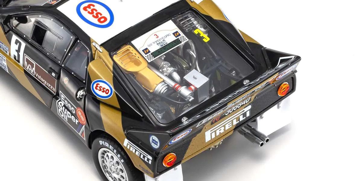 1/18 Scale Lancia Rally 037 1985 Targa Florio #3 Diecast