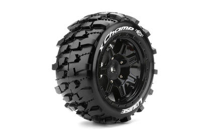 MFT X-Champ Sport Monster Truck Tires, 24mm Hex, Mounted