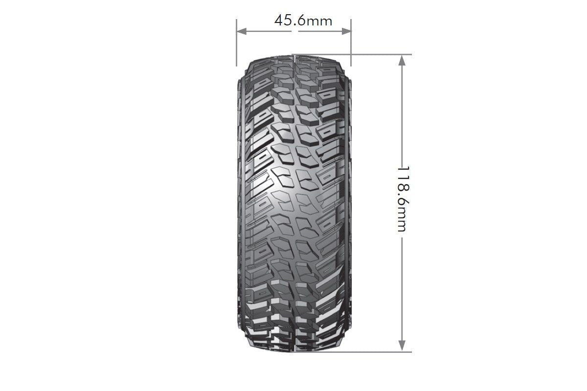 CR-Griffin 1/10 1.9" Crawler Tires, 12mm Hex, Super Soft,