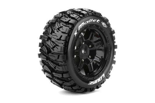 MFT X-Mallet X-MAXX Sport Monster Truck Tires, 24mm Hex,