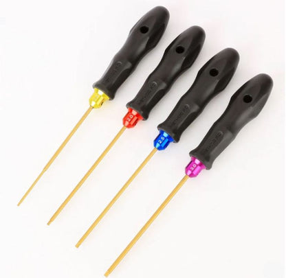 4 Piece Metric Hex Driver Set (1.5, 2.0, 2.5, 3.0mm)