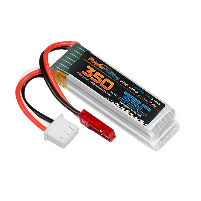 2S 7.4V 350MAh 35C Lipo Battery Carisma MSA-1E / GT24