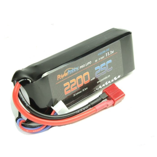 3S 11.1V 2200MAH 25C W/ Deans