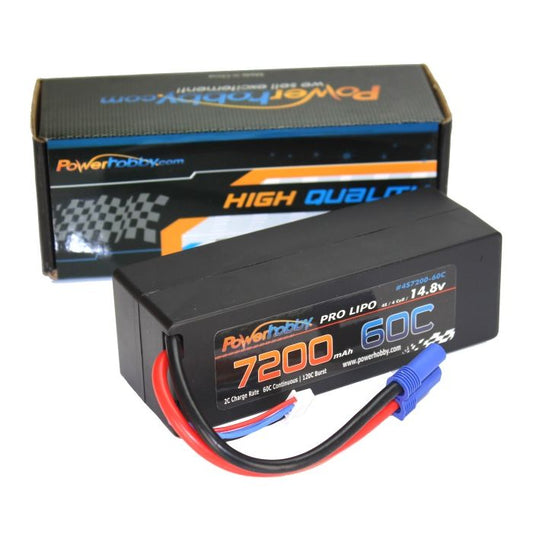 4S 14.8V 7200MAH 60C w/ EC5 Hard Case