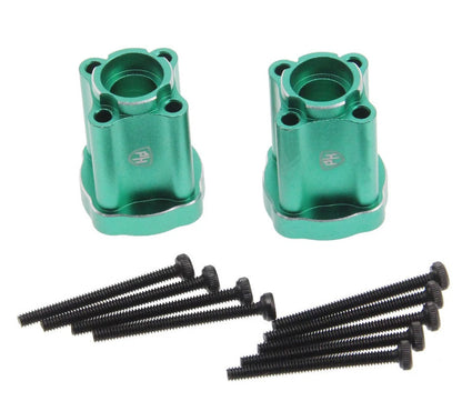 Aluminum Axle Mount Rear 0Deg, Green, for Losi Mini LMT