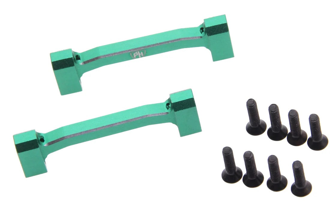 Aluminum Crossbar Shock Mount, Green, for Losi Mini LMT